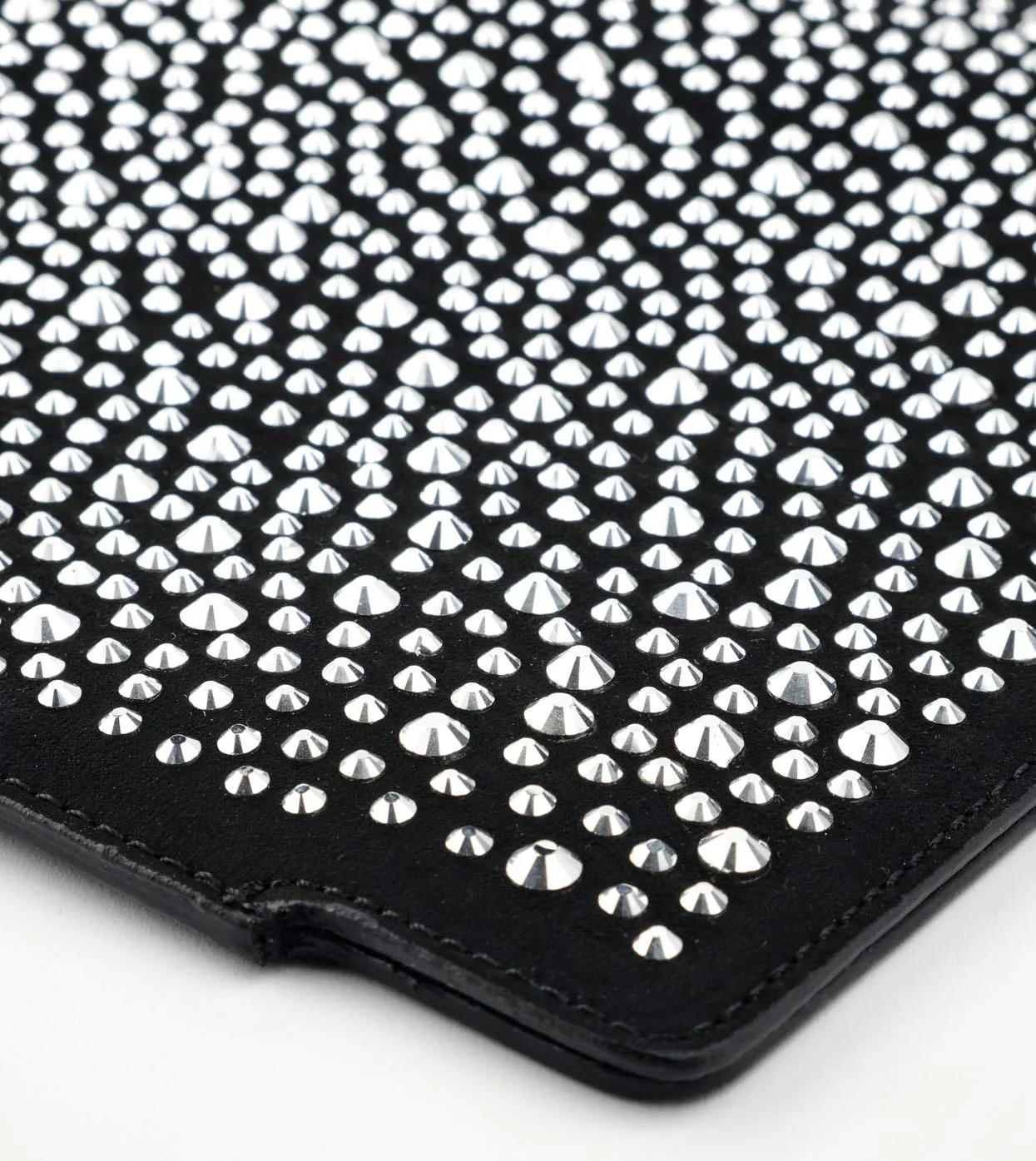 Alexander Smith Strass custodia tablet iPad nera 19,5x25 pelle