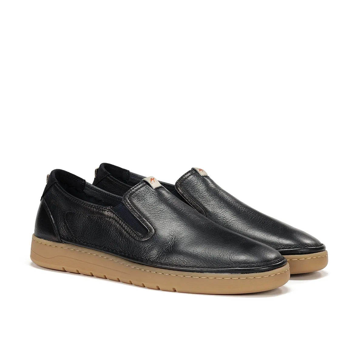 Fluchos Leo F1944 Slip On Blu Suola Retro