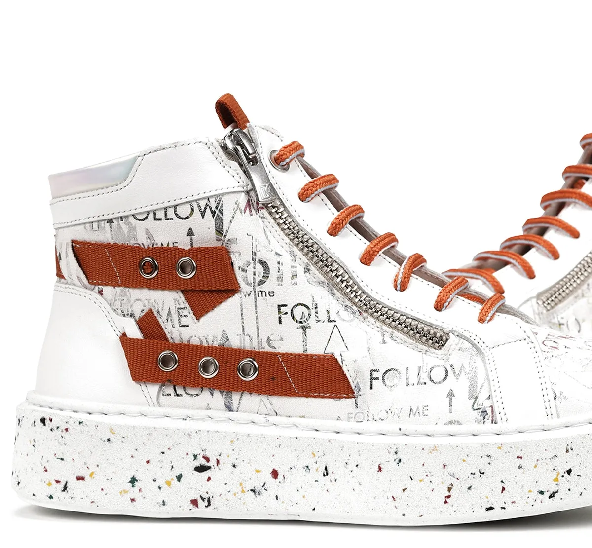 Fluchos Trozos D8752 Sneakers Donna Bianche Leggere
