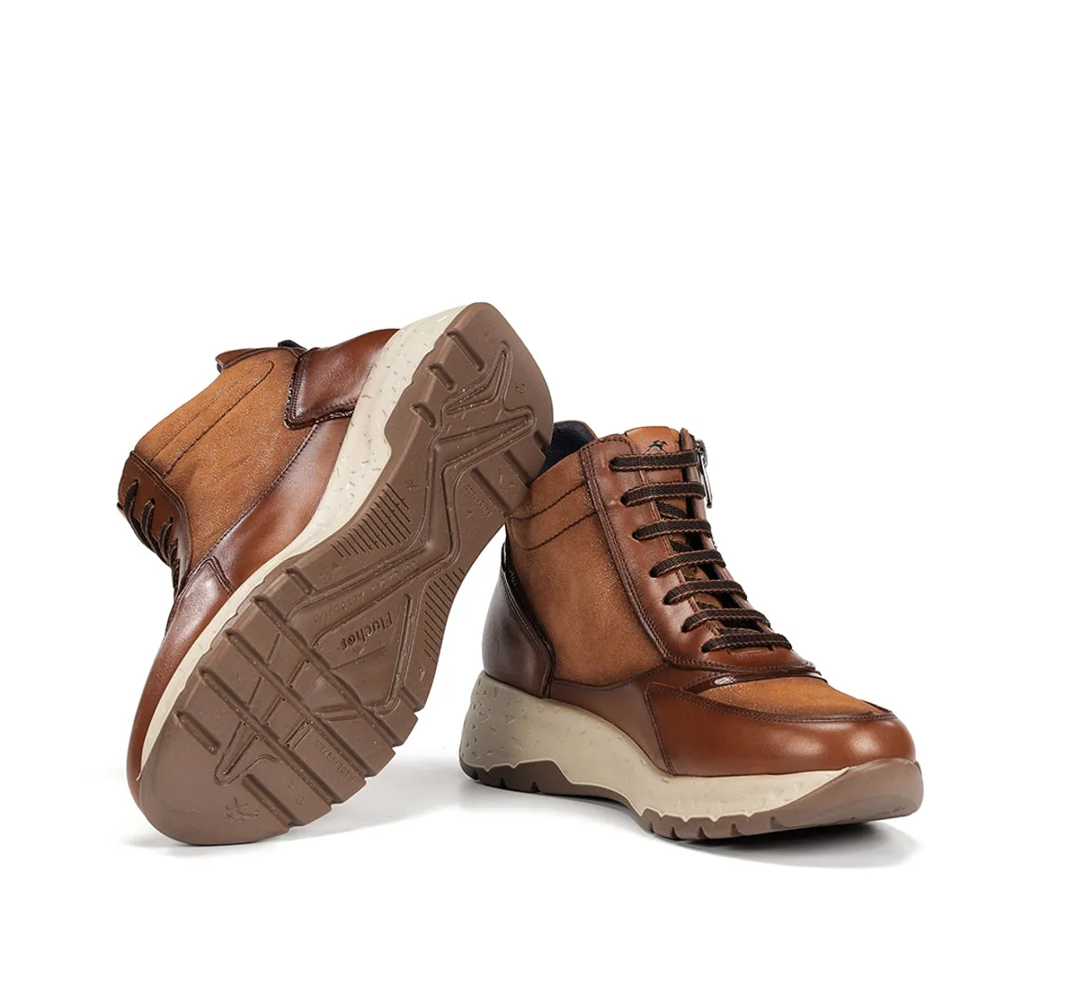 Fluchos Nexus F2311 stivaletti donna marroni pelle
