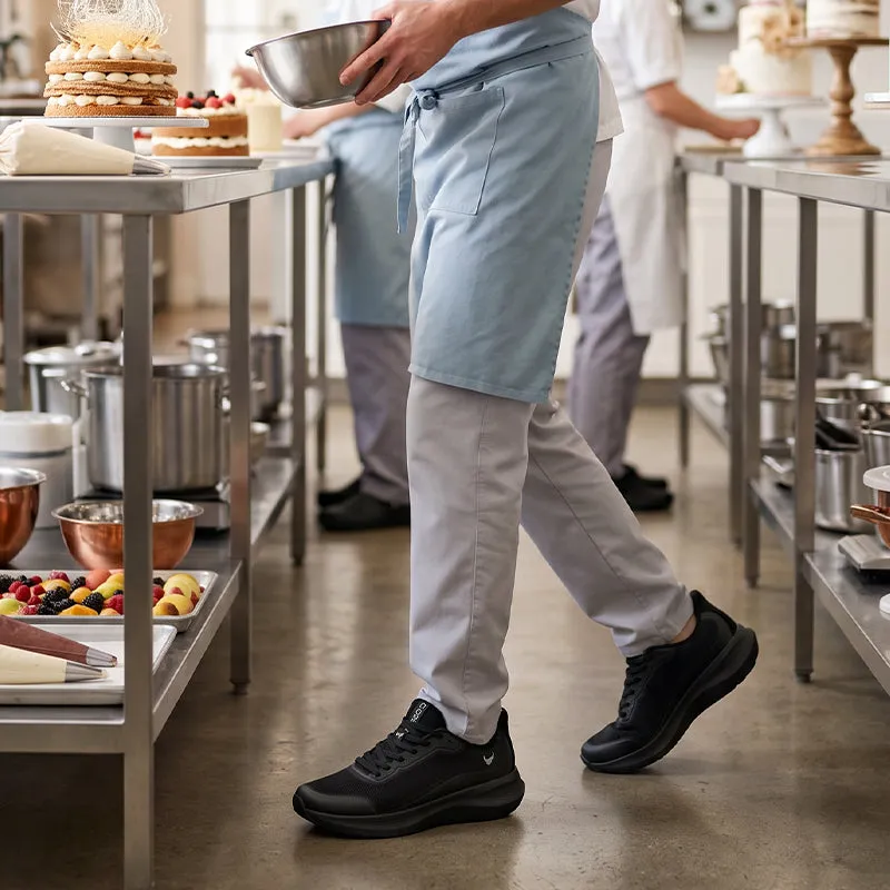 Suecos Aura scarpe lavoro nere traspiranti