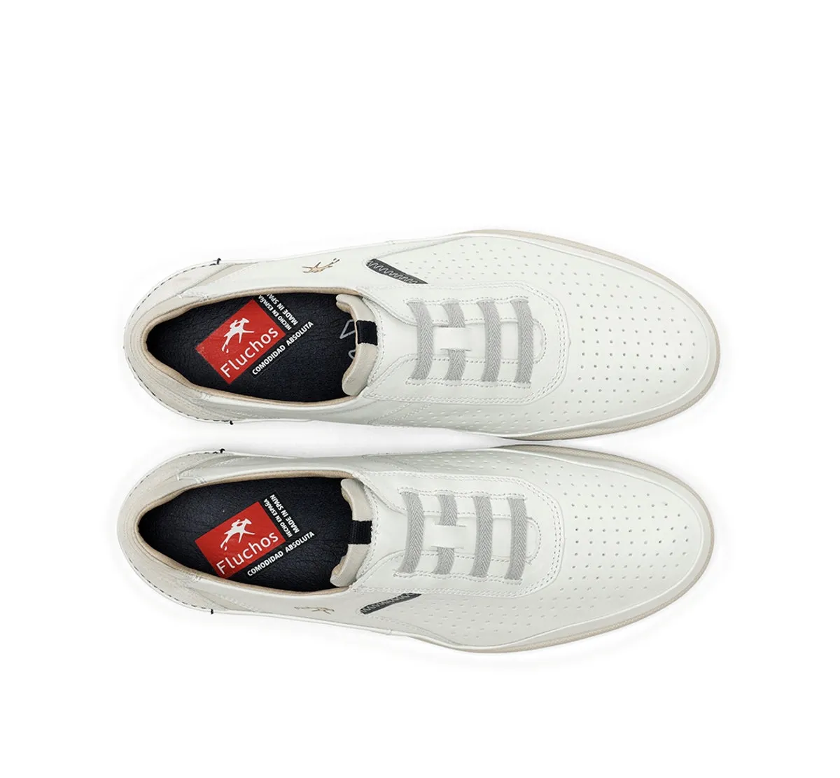 Fluchos Jaden F1736 sneakers uomo bianche comode