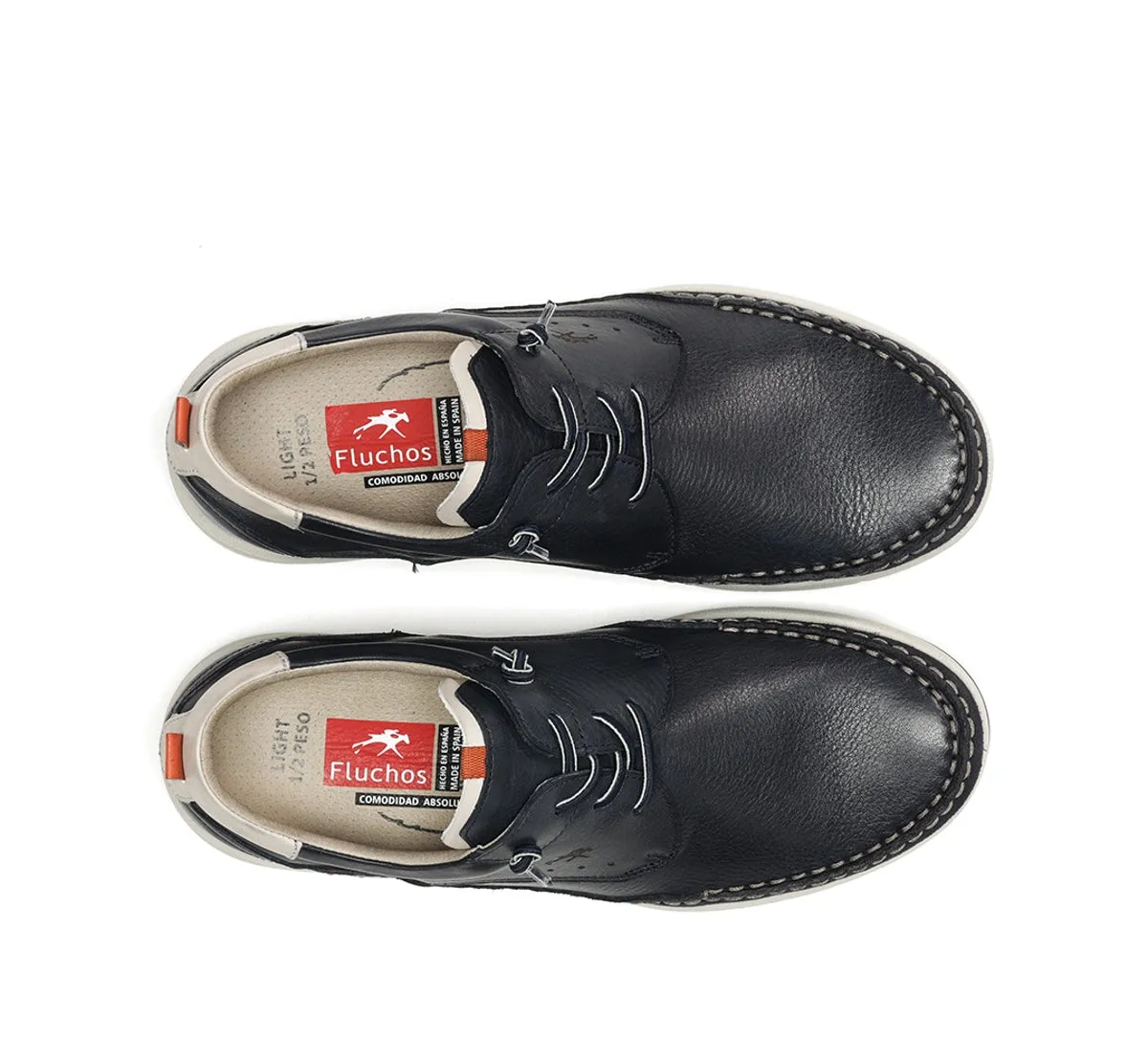 Fluchos Kai F1986 scarpe blu uomo pianta larga