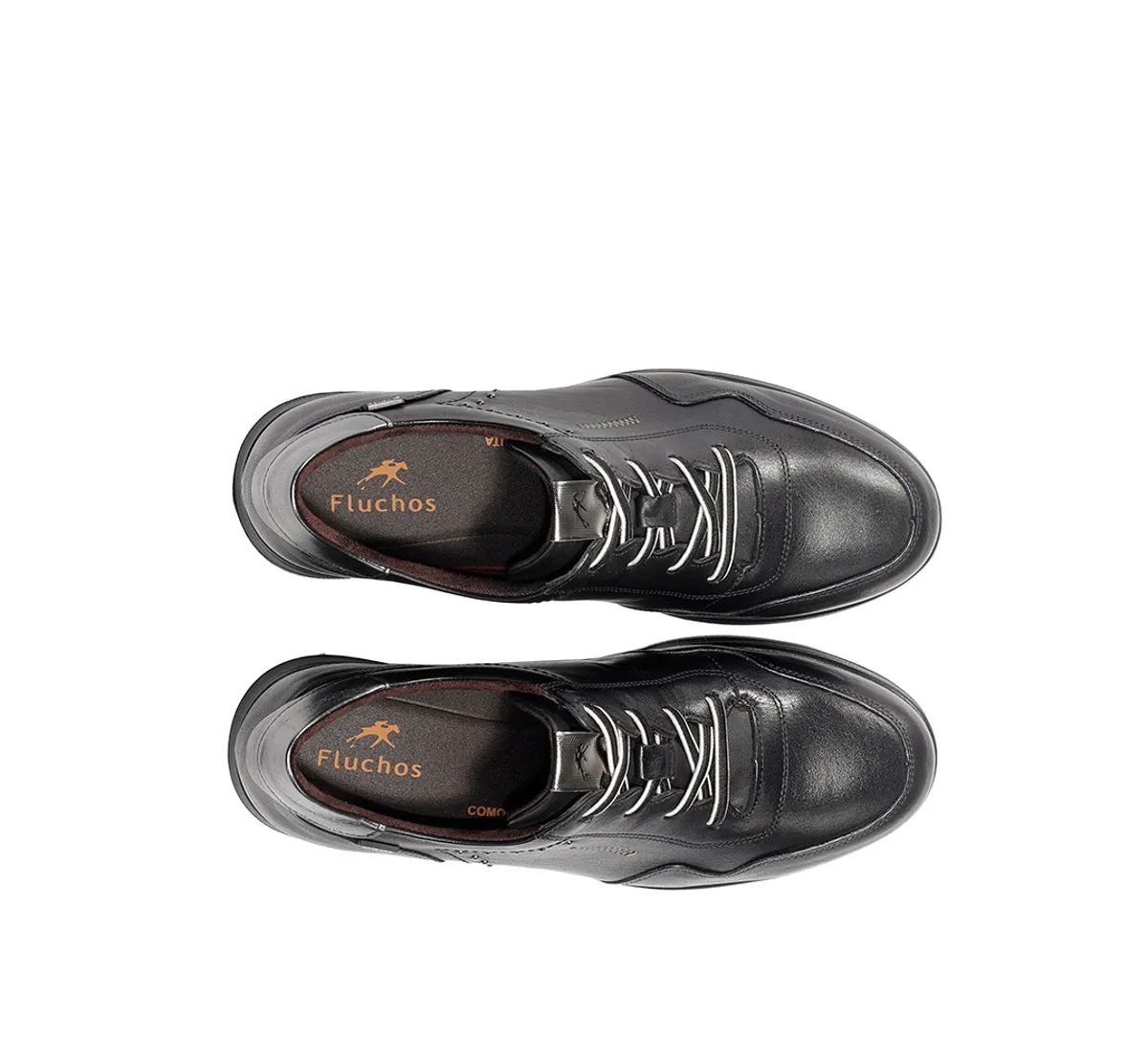 Fluchos Novax F2545 sneaker nero zeppa comoda