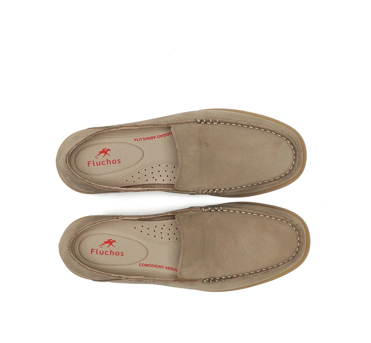 Fluchos Tribal F2193 mocassini uomo marroni