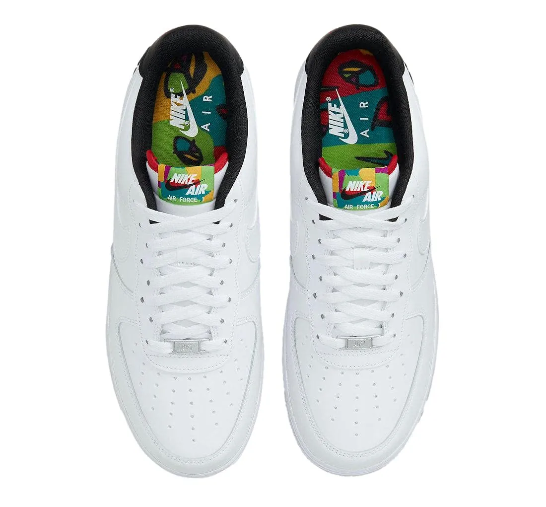 Nike Air Force 1 07 sneakers bianco nero 45,5 pelle