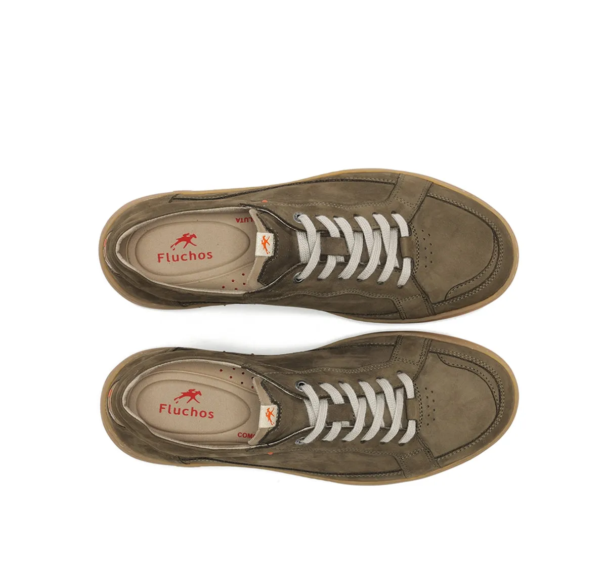 Fluchos Lenox F2220 sneakers uomo verde pianta larga