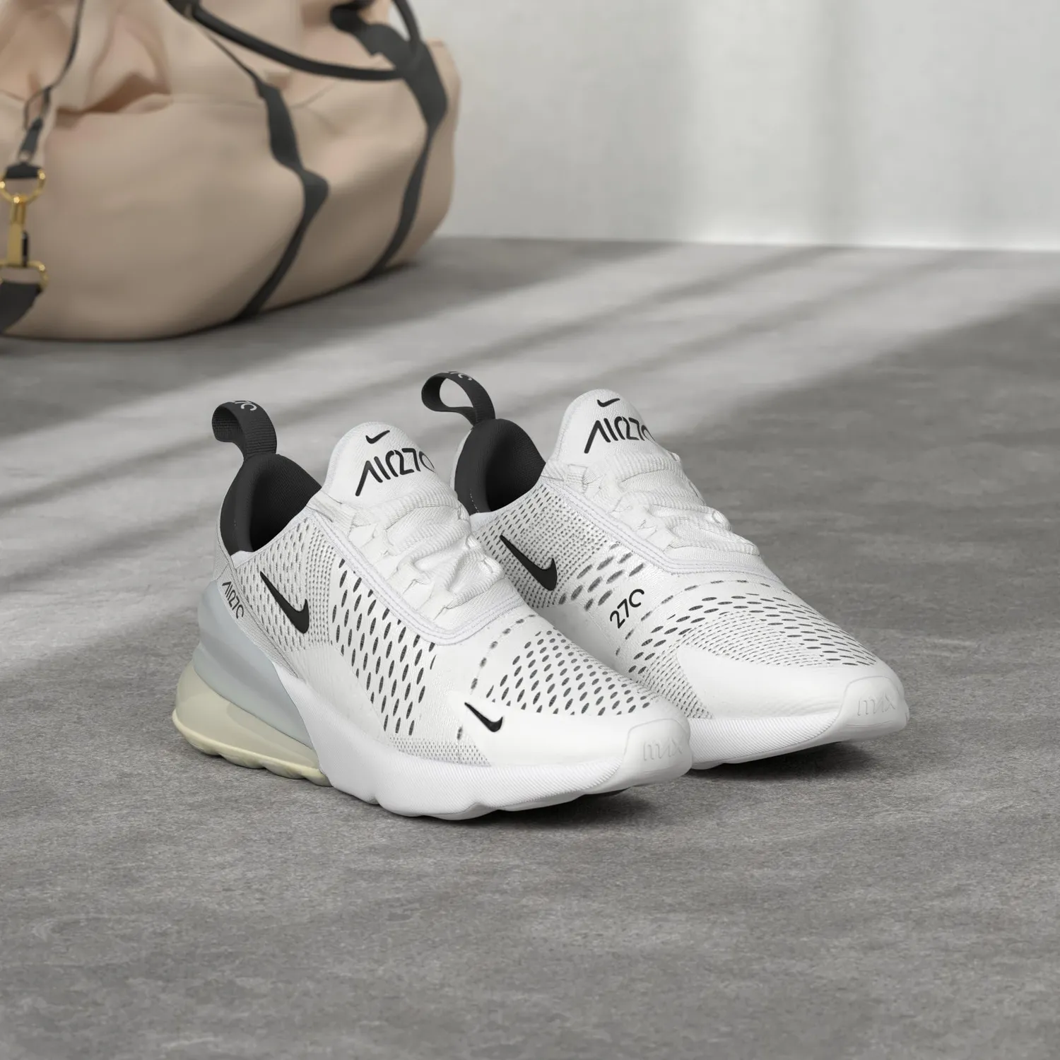 Nike Air Max 270 sneakers donna bianche traspiranti