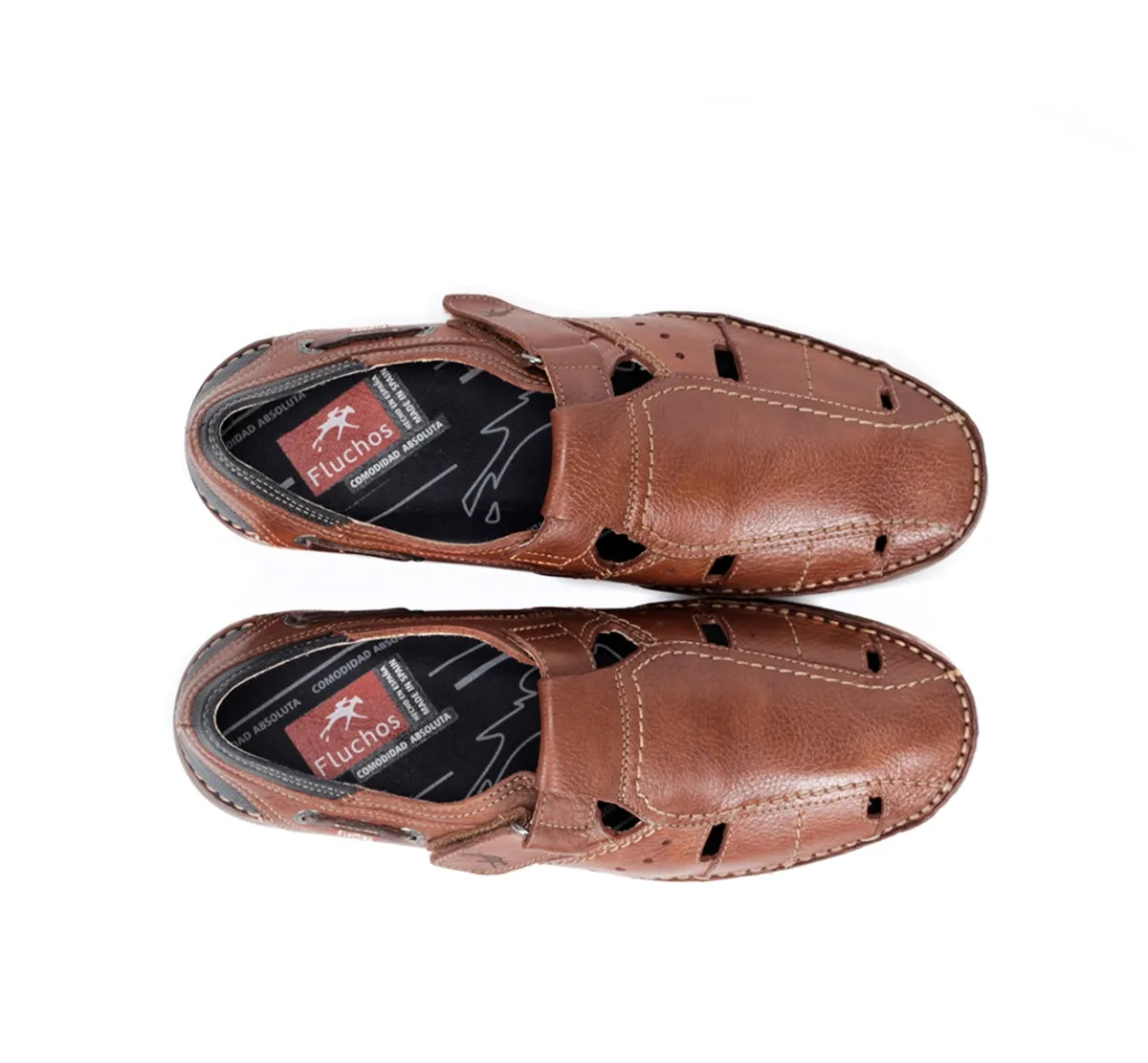 Fluchos Mariner 9882 scarpe uomo marroni comode