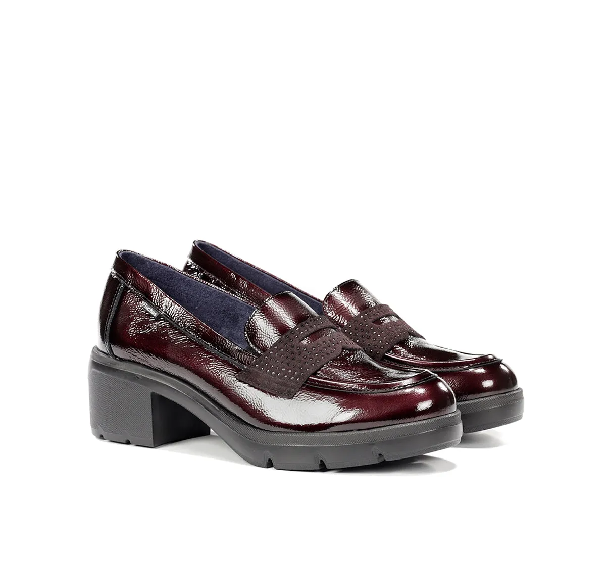 Fluchos Fugaz F2517 mocassini donna bordeaux track