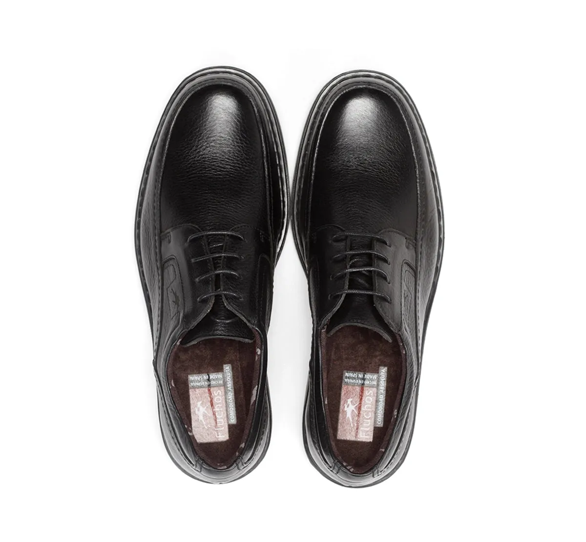 Fluchos Clipper 9579 Scarpa Uomo Nera Classica