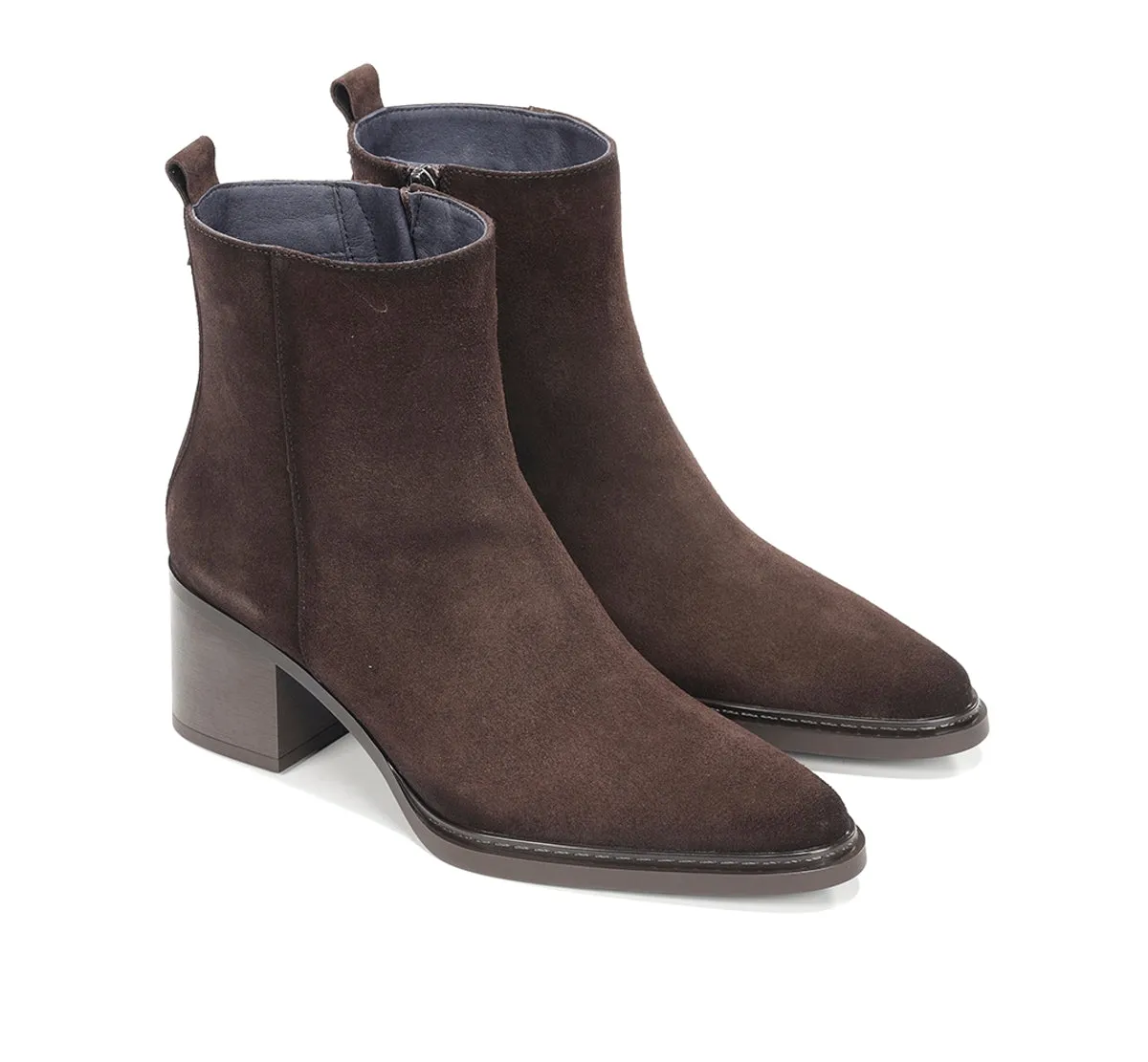 Dorking Tess D9822 stivaletti donna marrone tacco medio
