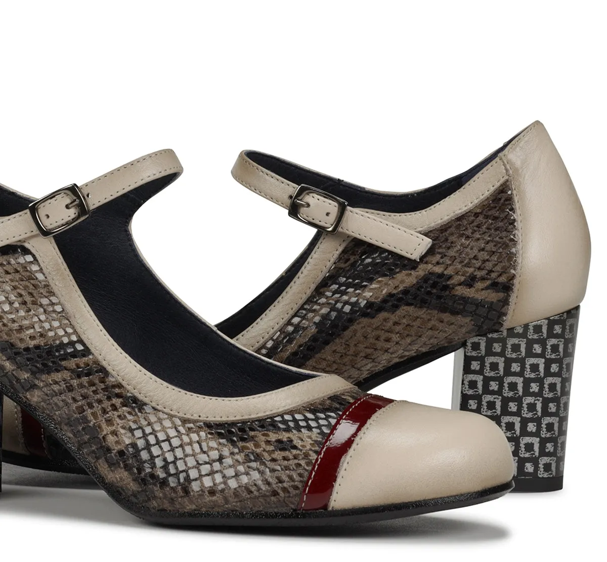 Fluchos Rodin D8669 scarpe donna marrone fibbia