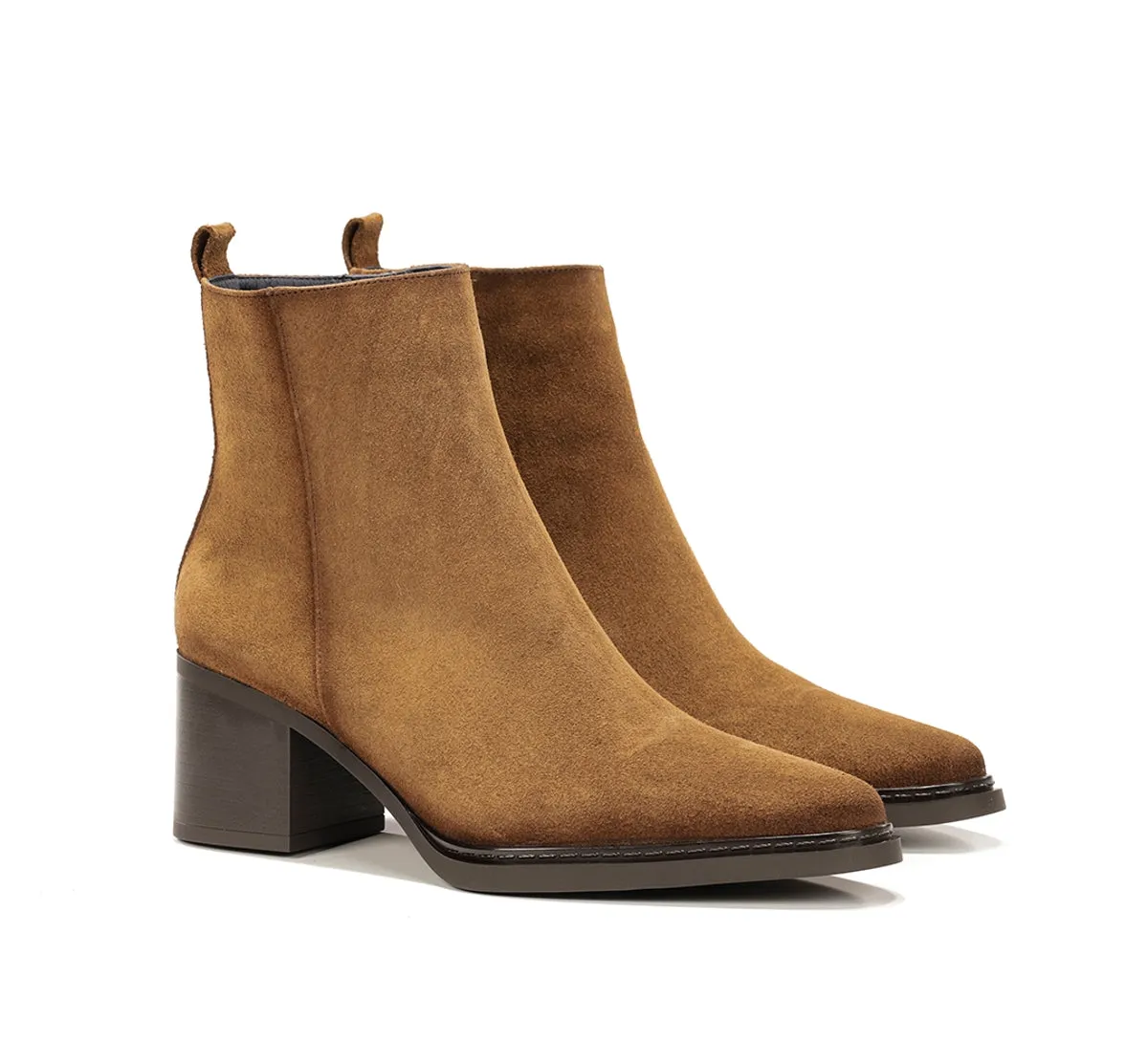 Fluchos Tess D9822 stivaletti marroni donna tacco