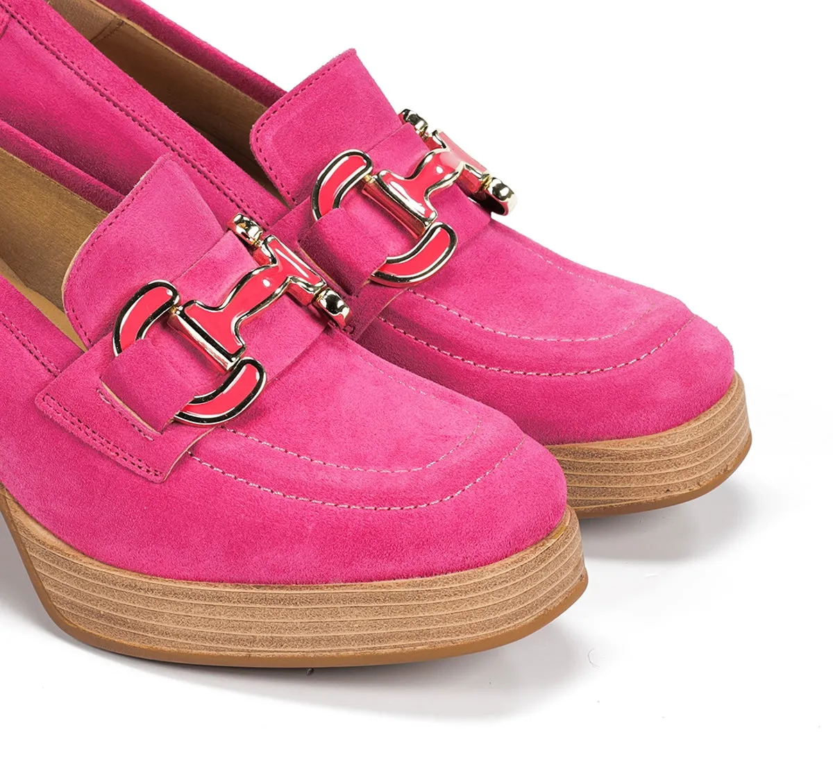 Dorking Cristel D9232 Mocassini Donna Rosa Platform