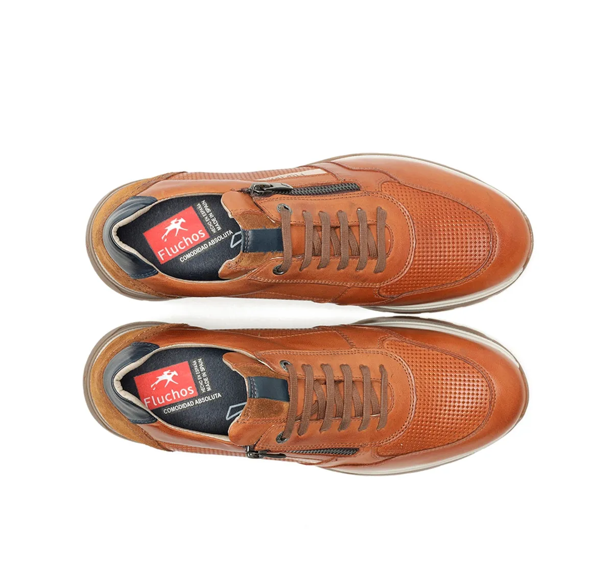Fluchos Louis F1752 sneakers uomo marroni pelle