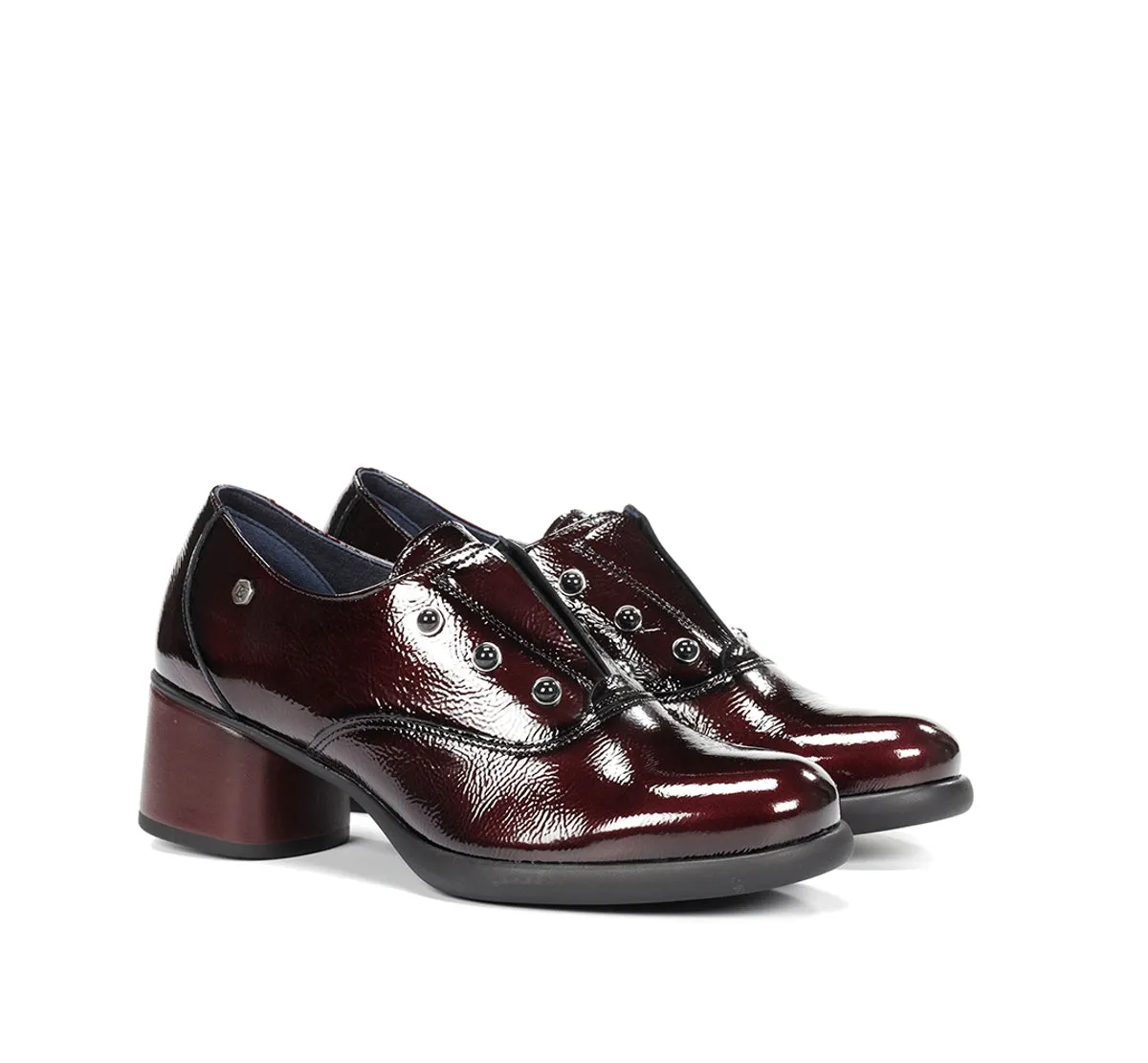 Fluchos Macy D9376 scarpe donna bordeaux tacco