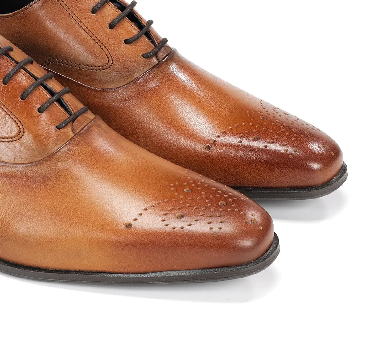 Fluchos Cesar F0404 scarpe marroni uomo cerimonia