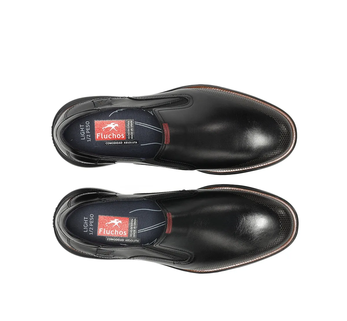 Fluchos Fenix F0205 slip-on uomo nere ammortizzate
