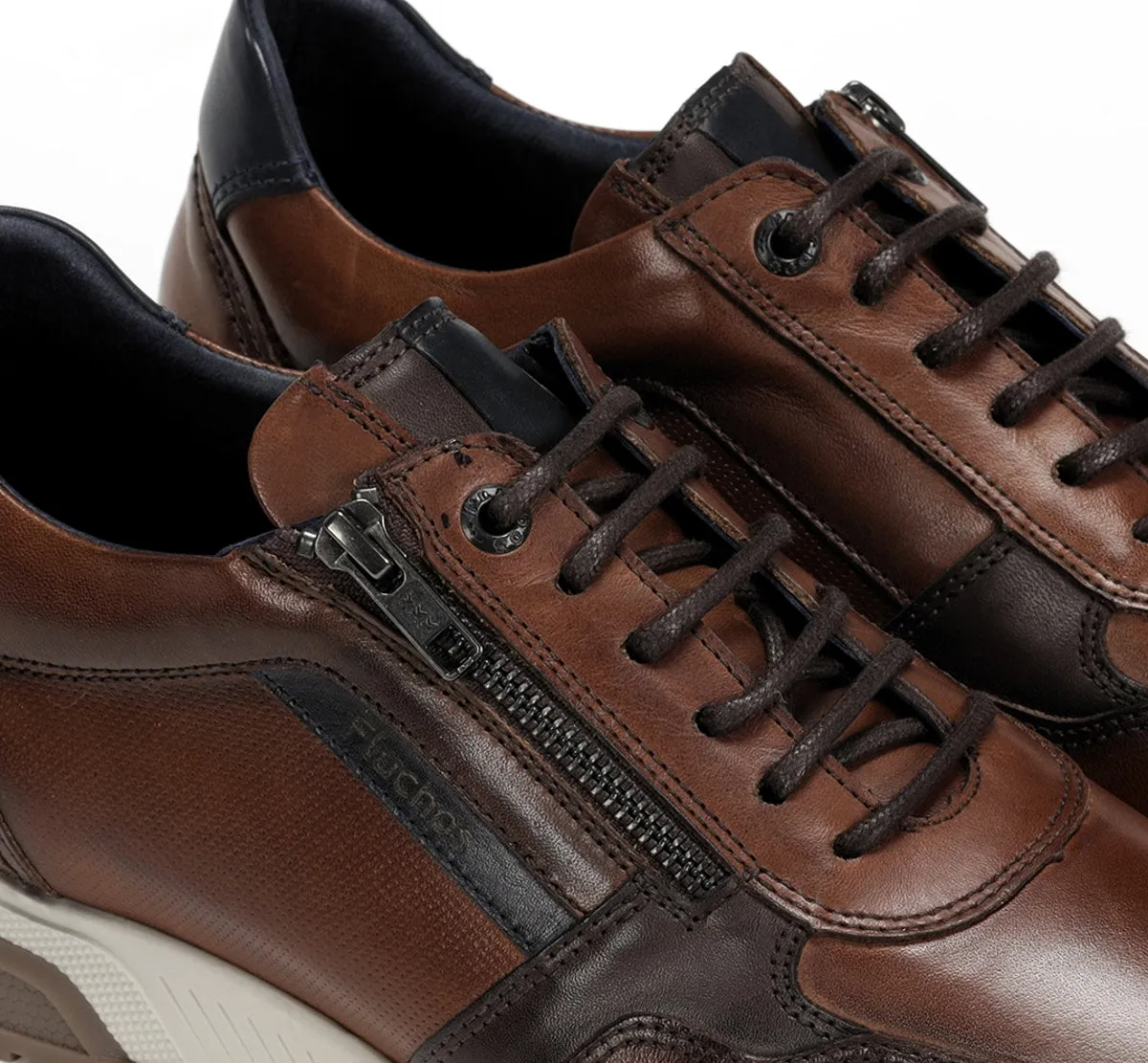 Fluchos Louis F1600 sneakers uomo marroni pelle