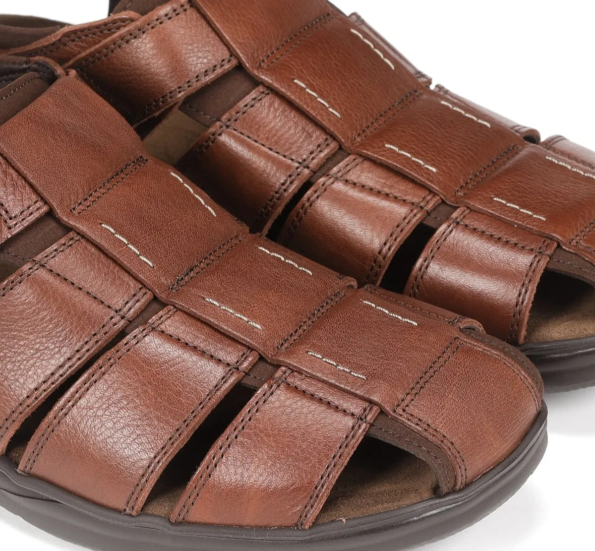 Fluchos Dozer F0533 sandali uomo marroni velcro