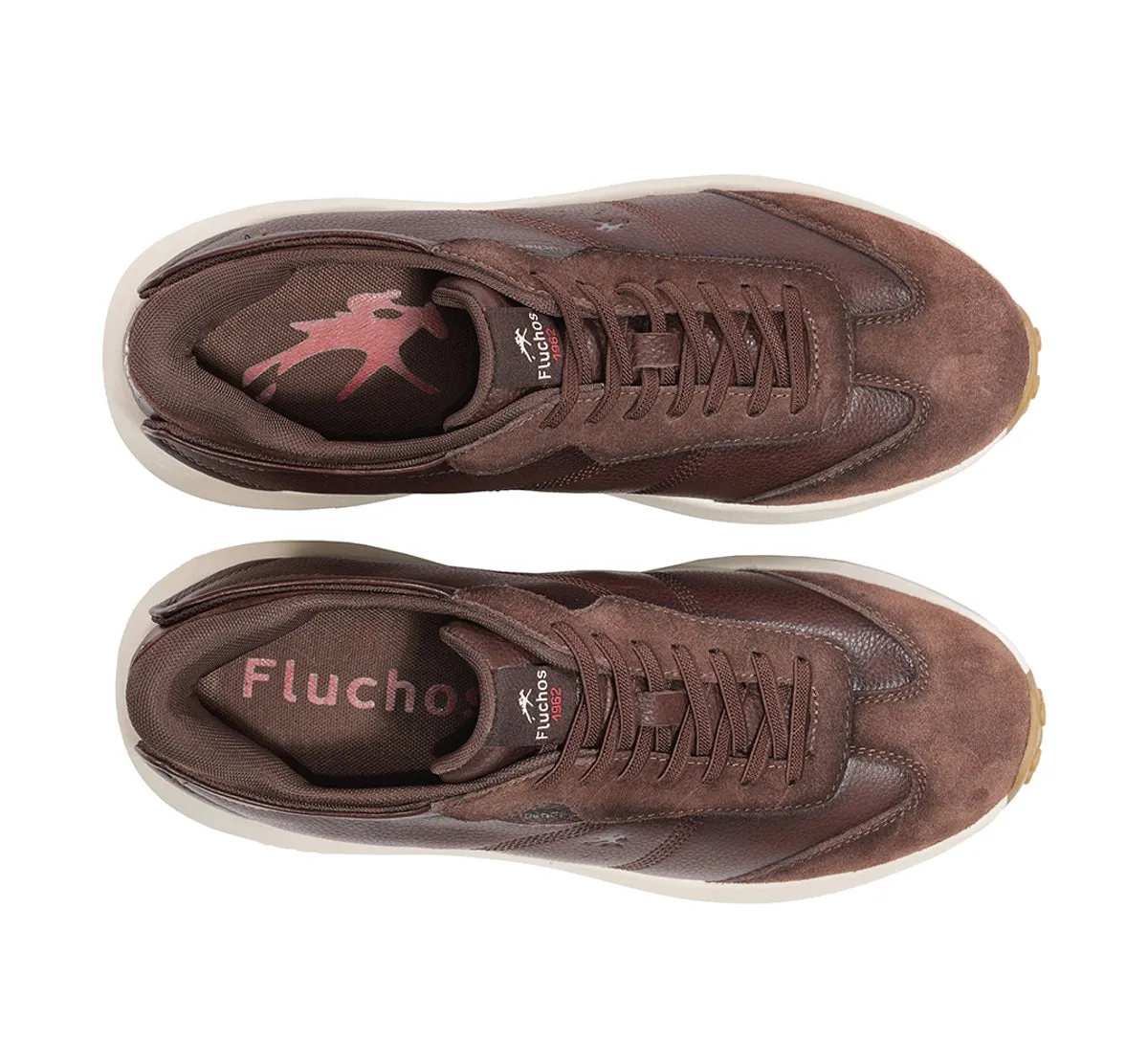 Fluchos Clay F2557 sneakers marroni uomo in pelle