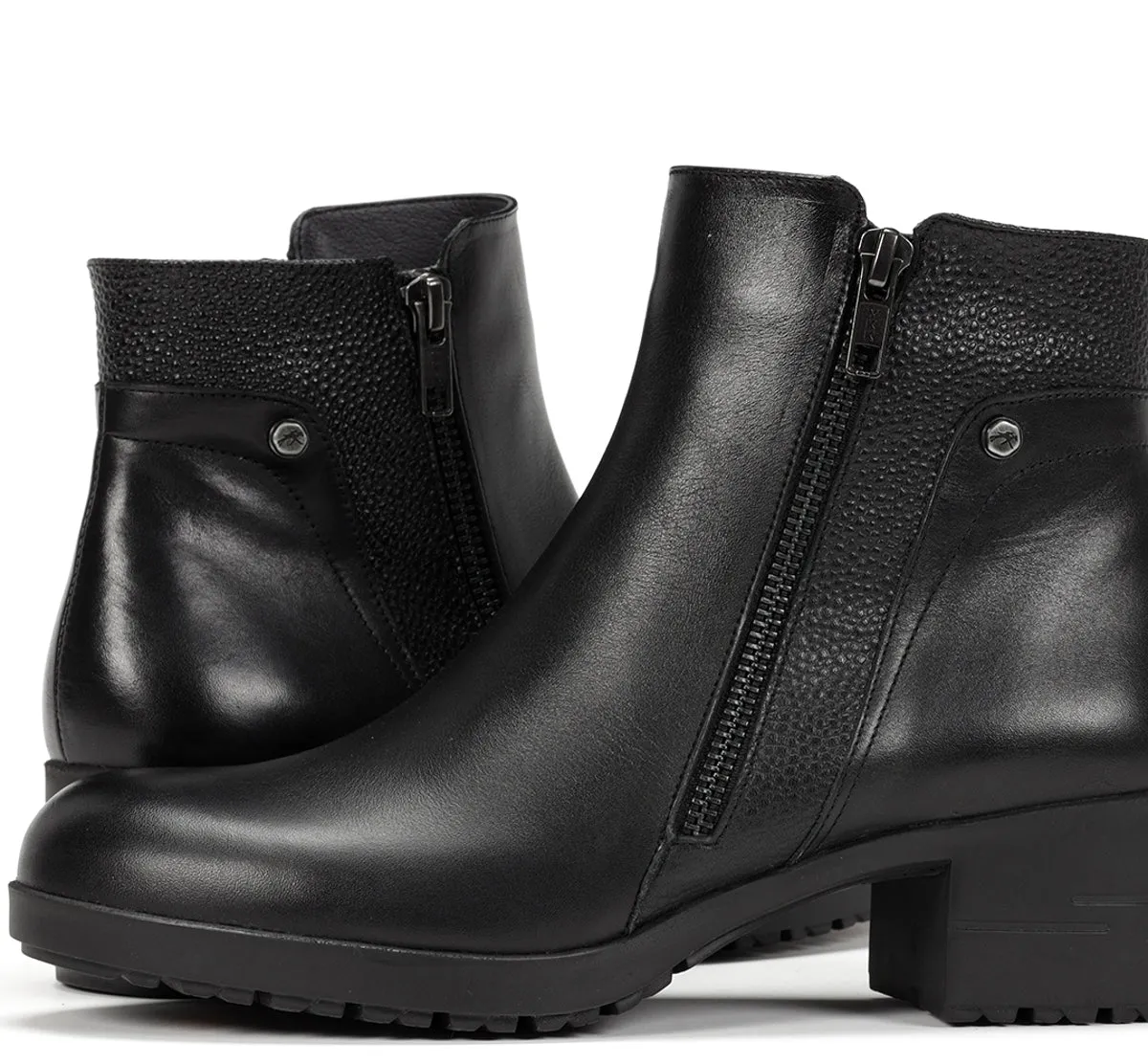 Fluchos Aliss F1367 tronchetti donna neri casual