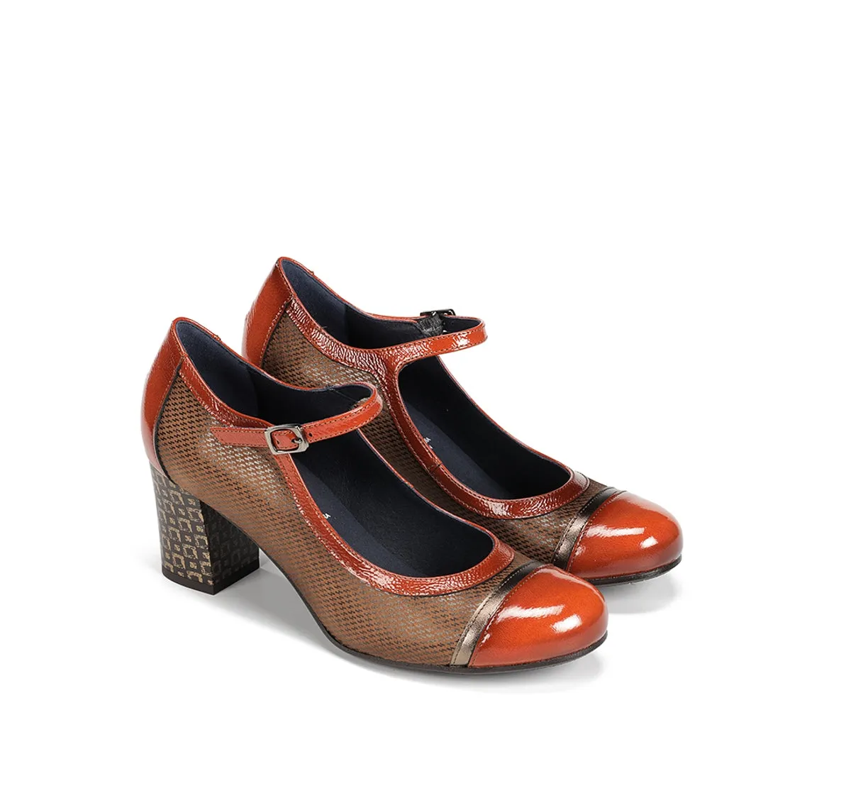 Dorking Rodin D8669 stivaletti donna marroni fibbia