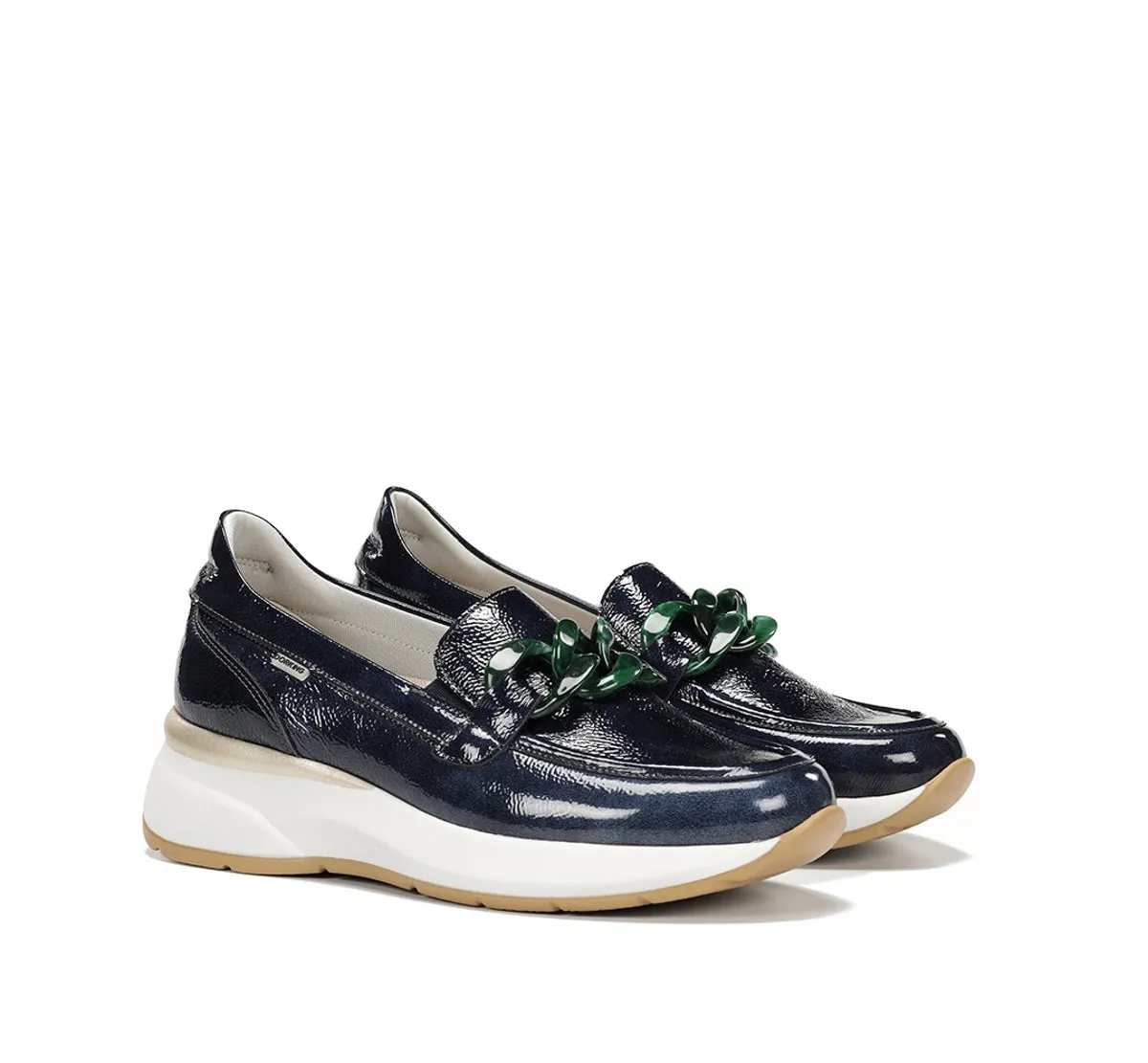 Fluchos Flix D9671 mocassino donna blu comodo