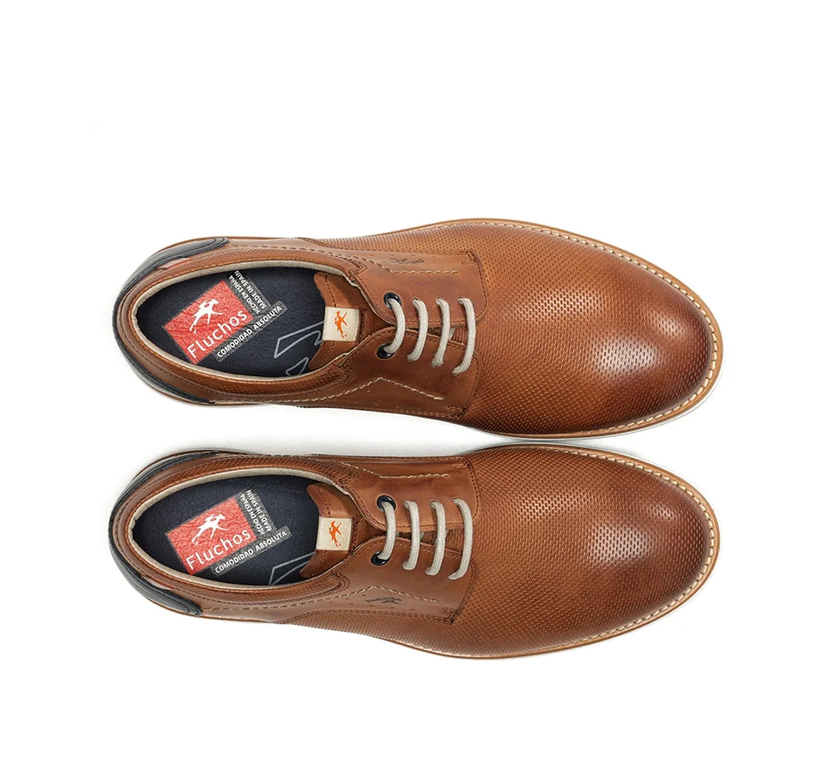 Fluchos Taylor F1982 scarpe uomo marroni casual
