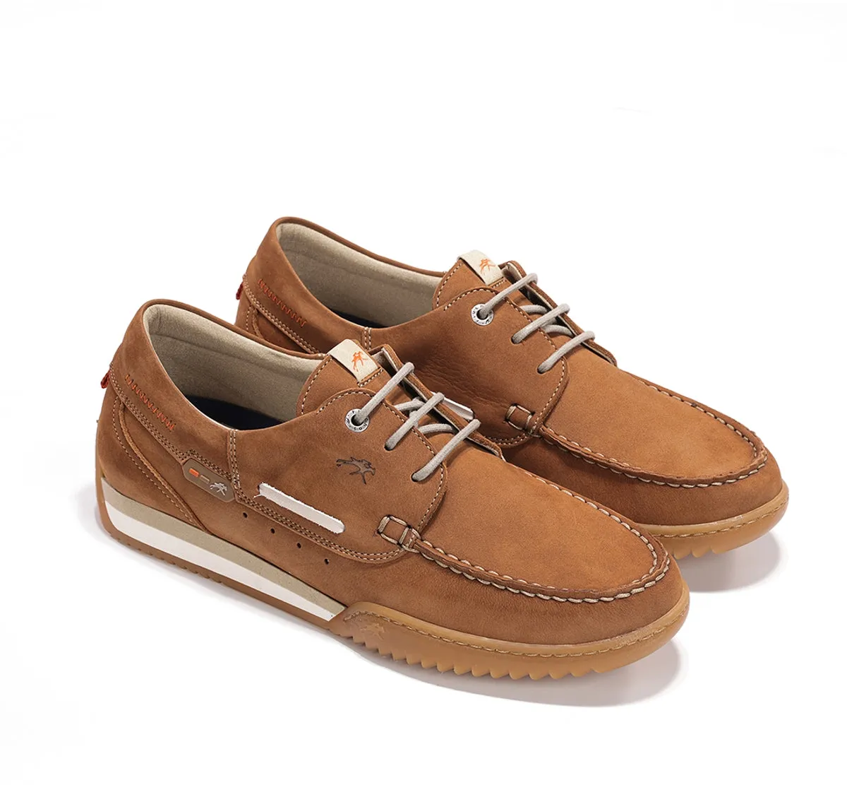 Fluchos Bruno F2434 scarpe da barca uomo marroni