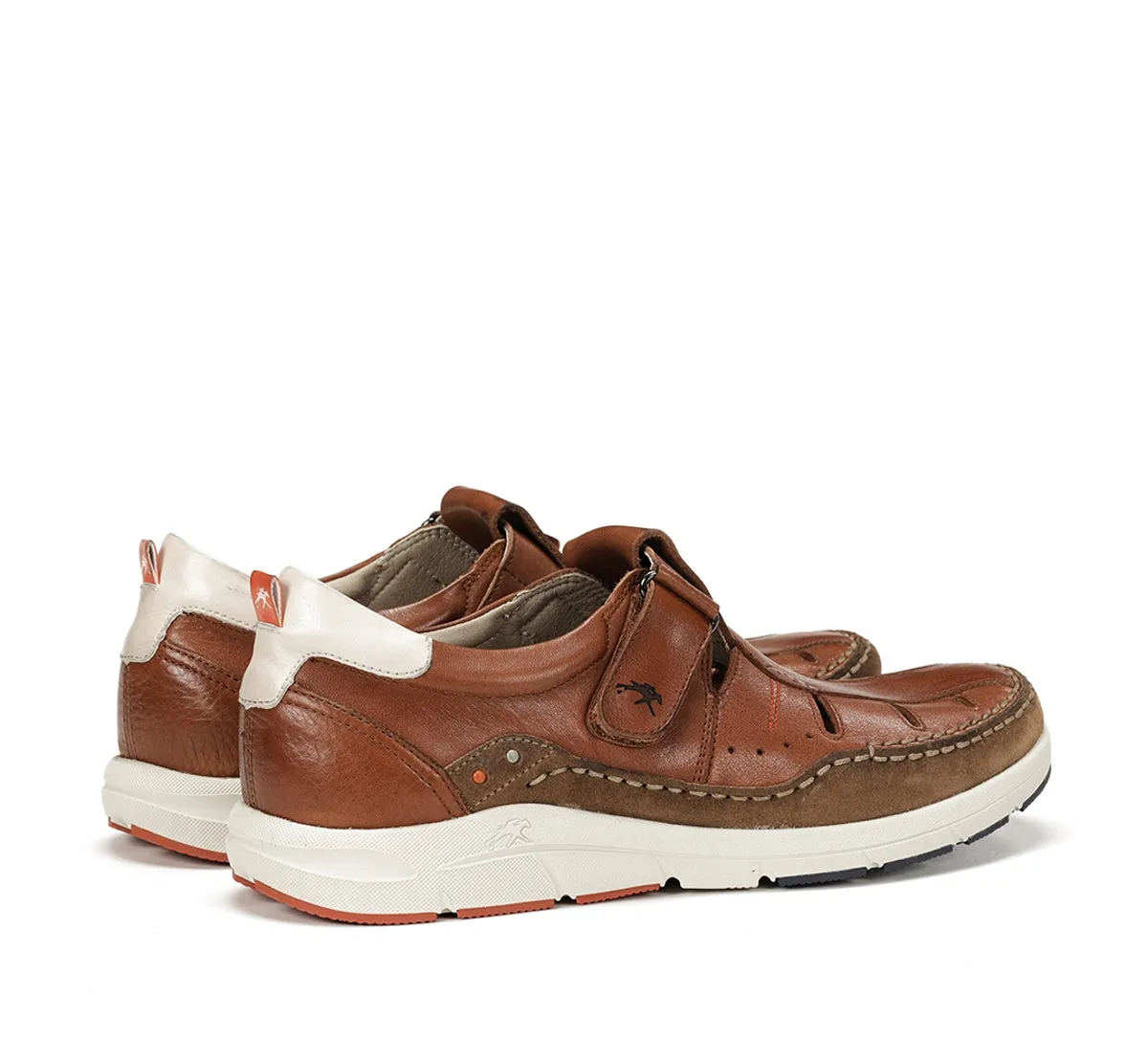 Fluchos Kai F1987 sandali uomo marroni pianta larga