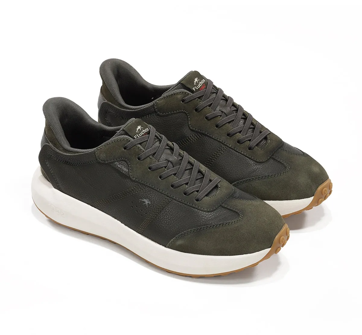 Fluchos Clay F2557 Sneaker Uomo Verde Hands-Free