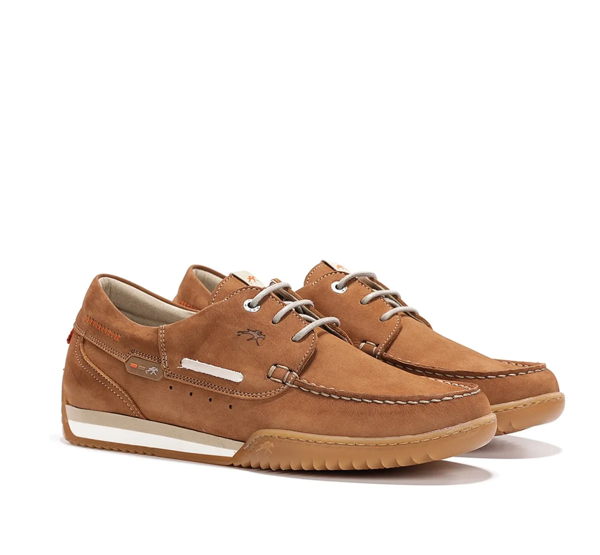 Fluchos Bruno F2434 scarpe da barca uomo marroni