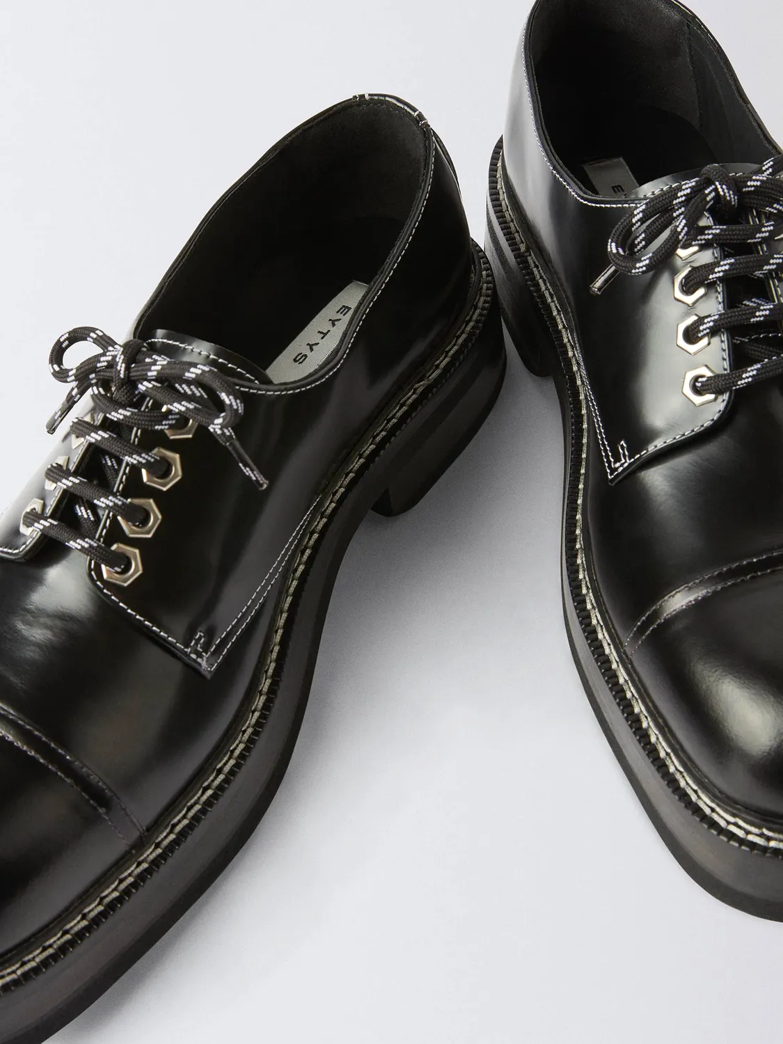 Eytys Savoy CT Black Leather scarpe nere