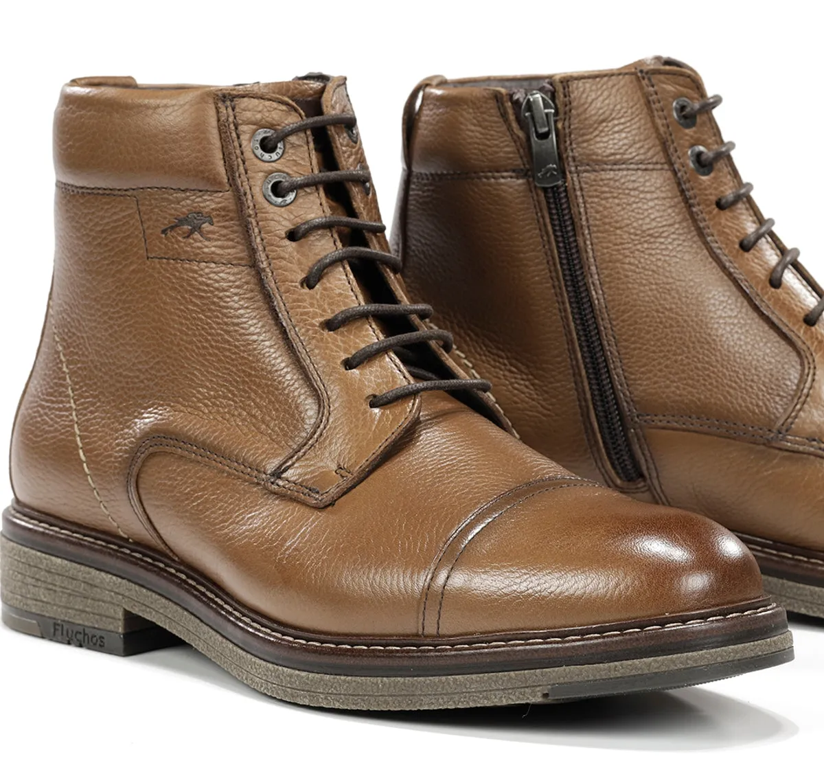 Fluchos Kasper F1822 stivali uomo marroni carattere
