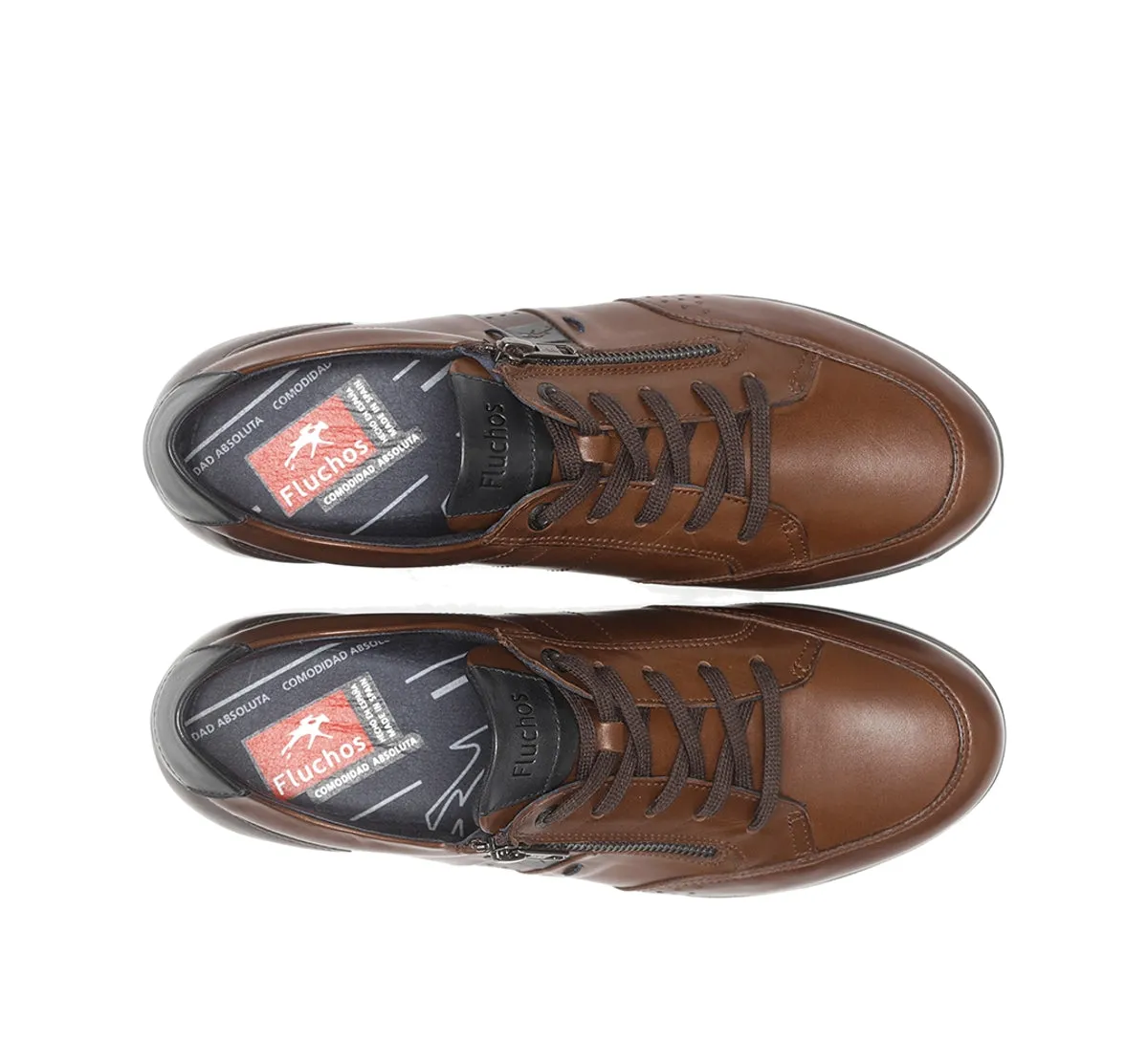 Fluchos Daniel F1281 scarpe uomo marroni casual