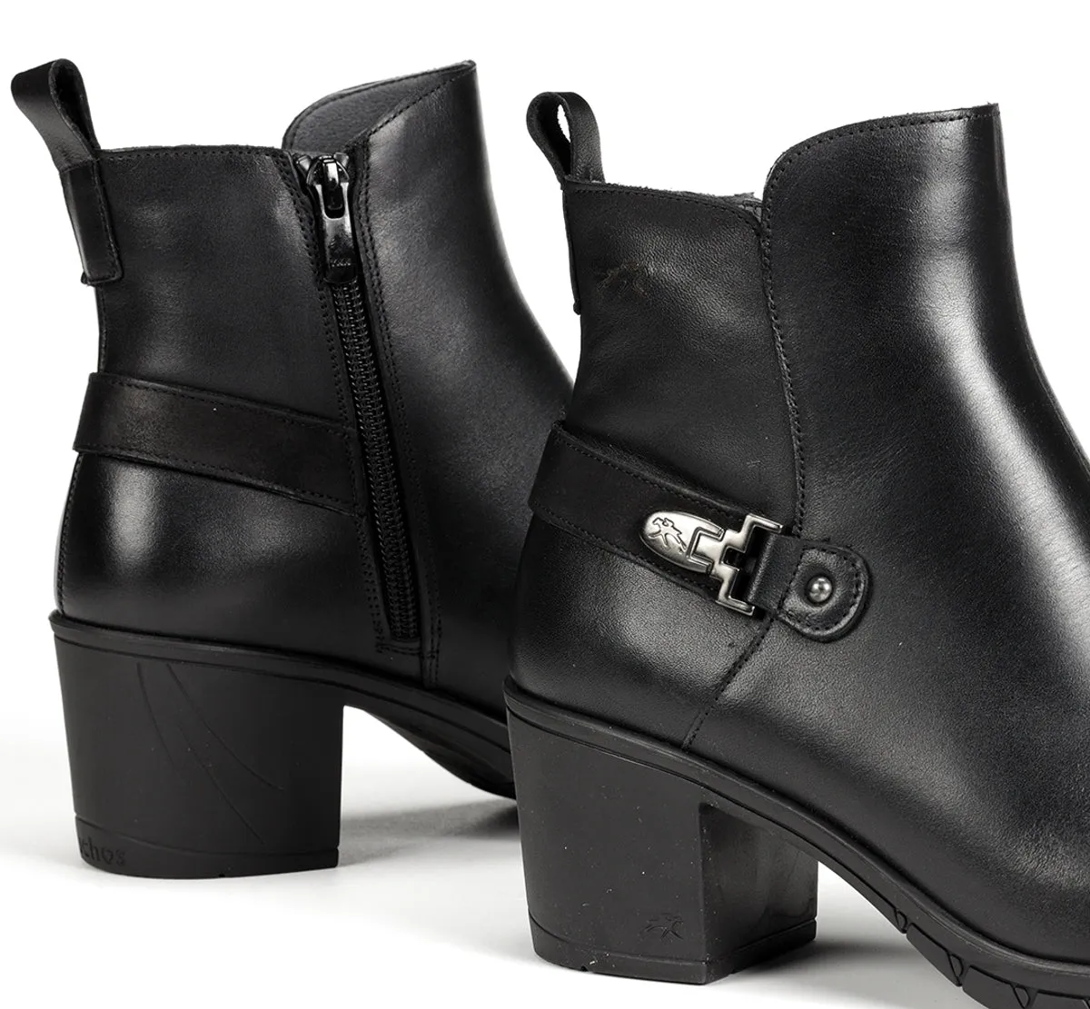 Fluchos Nydia F1798 stivaletti donna nero eleganti