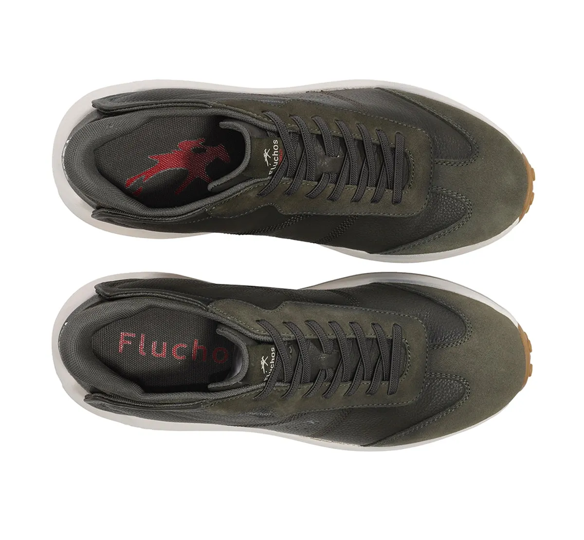 Fluchos Clay F2557 Sneaker Uomo Verde Hands-Free