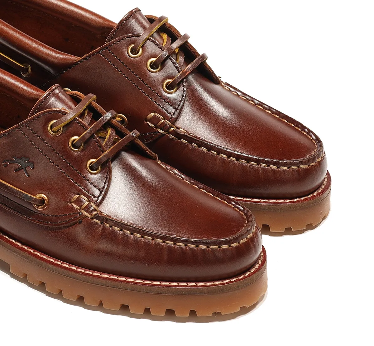 Fluchos Scott F0053 scarpa da barca donna marrone