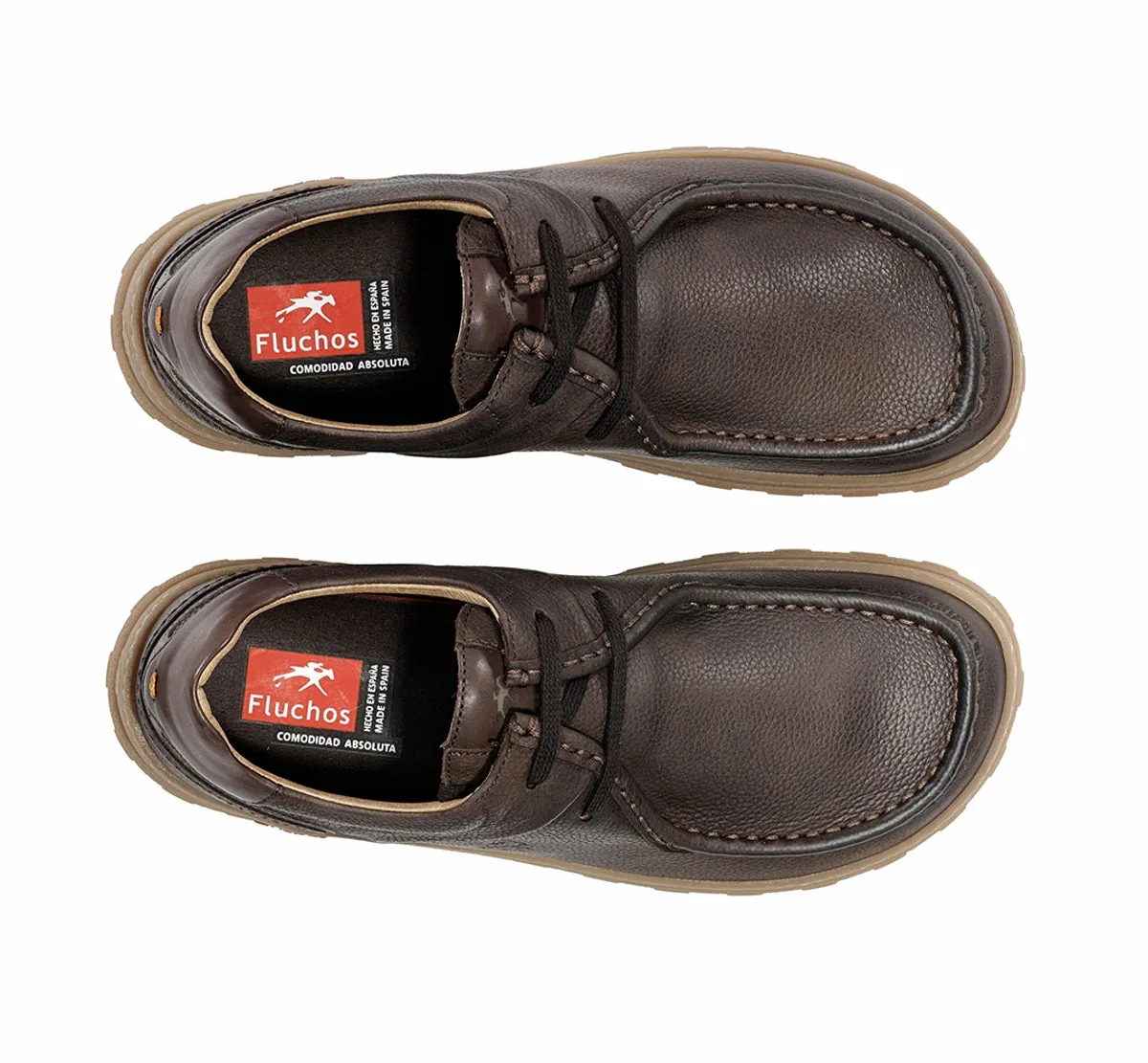Fluchos Jerry F2506 sneakers uomo marroni pianta larga