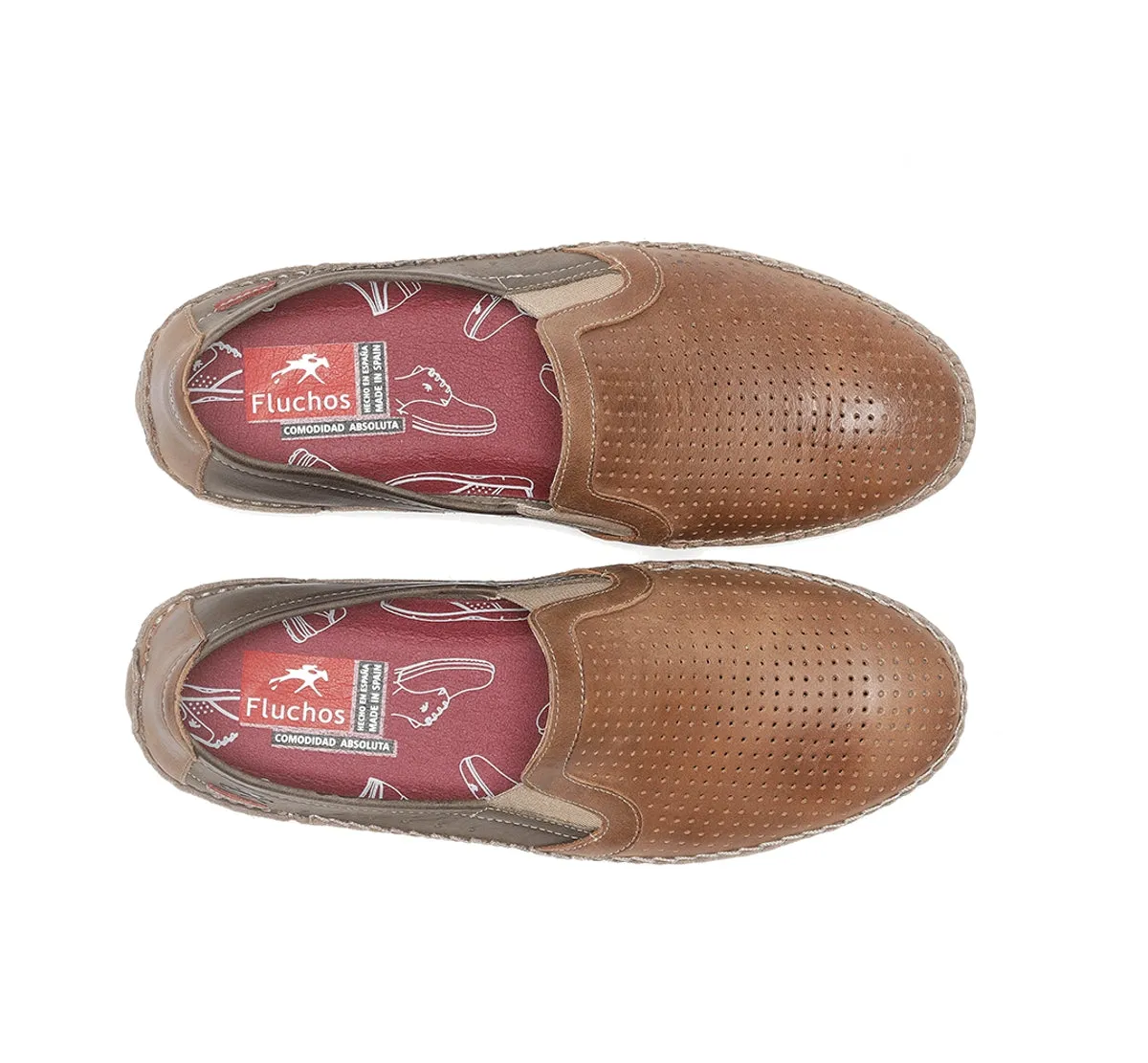 Fluchos Dorian F1172 mocassino uomo marrone casual