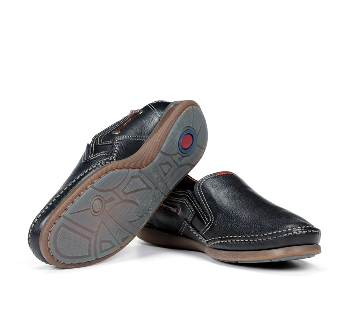 Fluchos Mariner 9883 slip on uomo blu cuciture