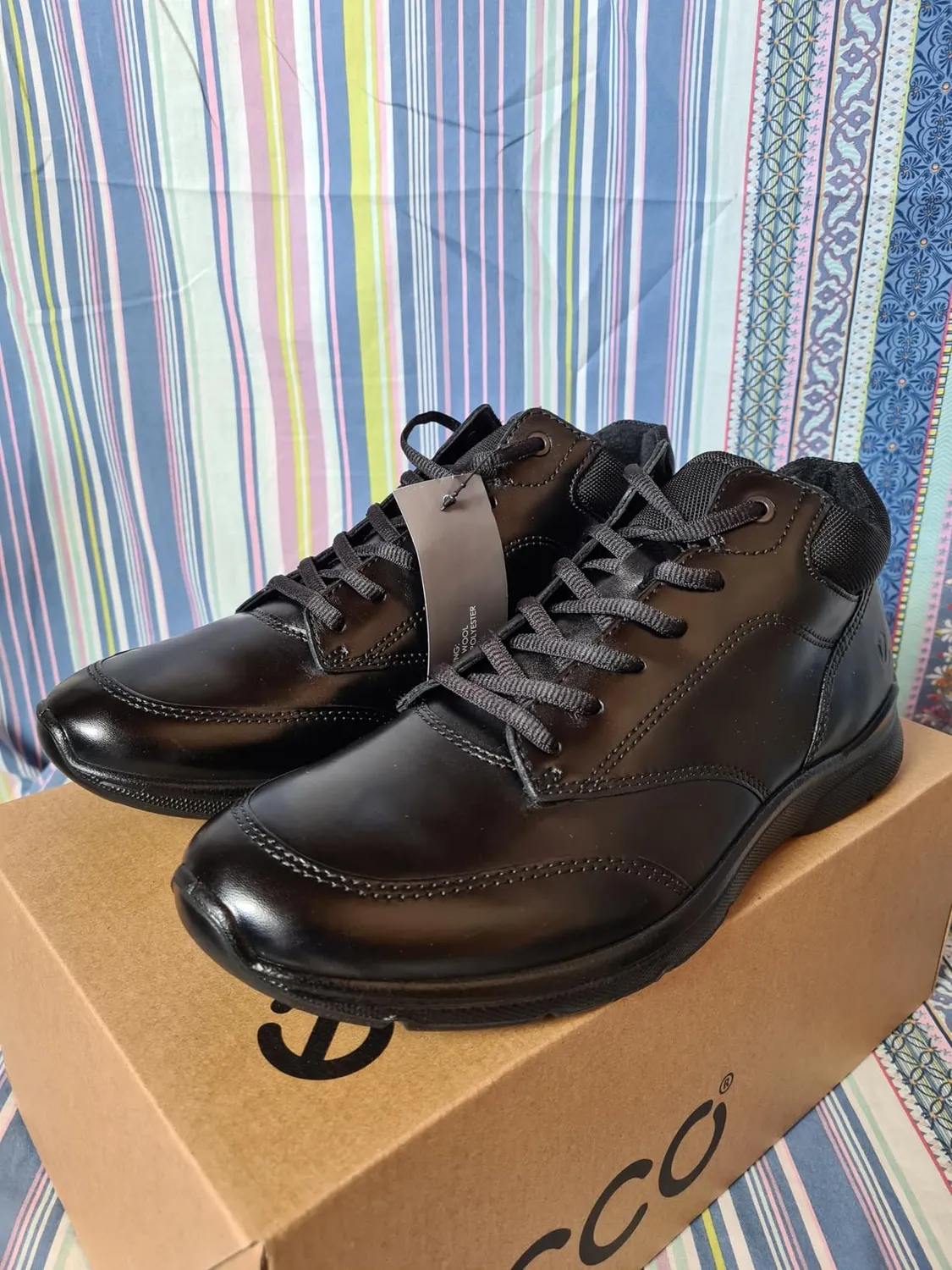 Ecco Irving stivaletto uomo pelle fodera calda
