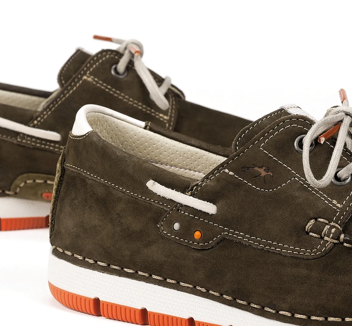 Fluchos Andrey F1448 Scarpe Barca Uomo Verdi
