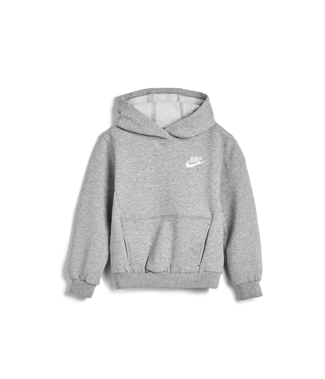 Nike Club Fleece felpa cappuccio bambino 2-3 anni nero cotone