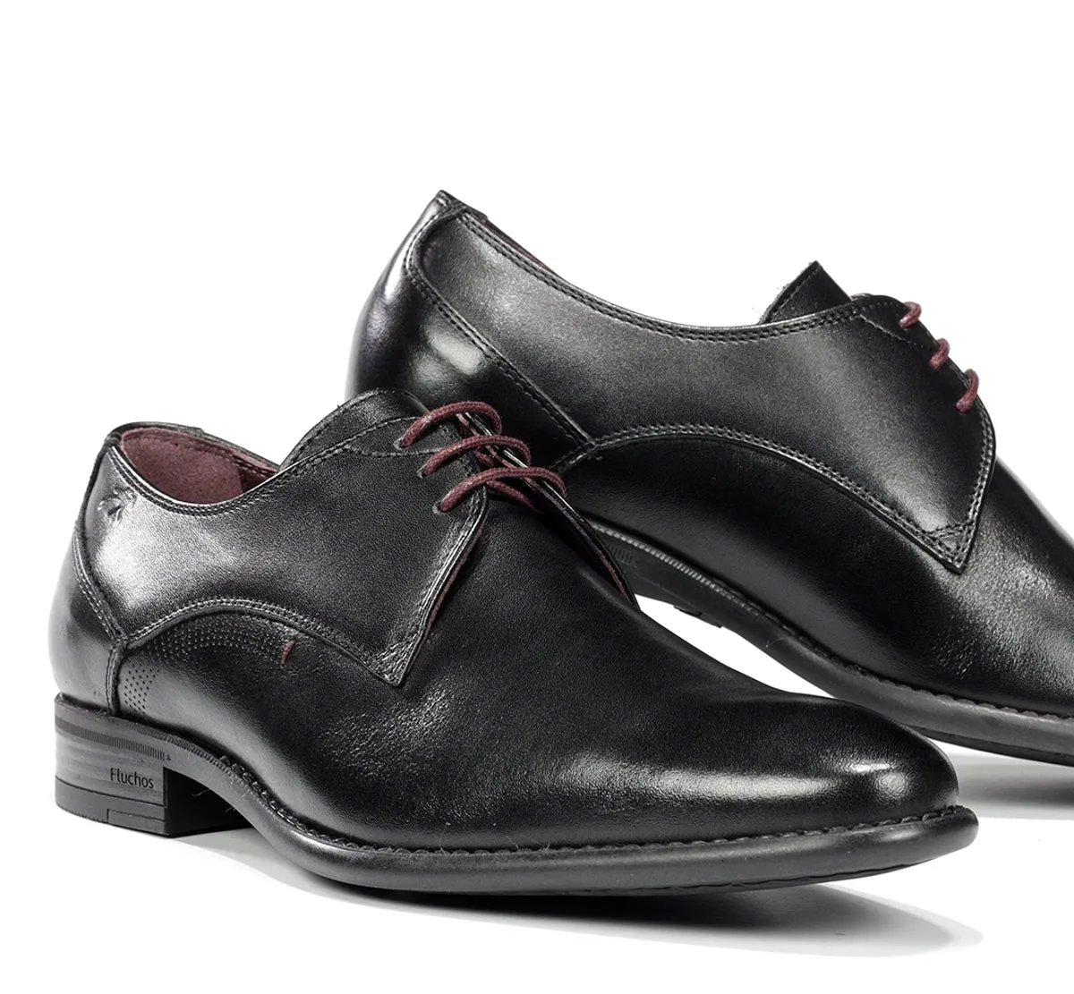 Fluchos Alex 9204 scarpe eleganti nere uomo