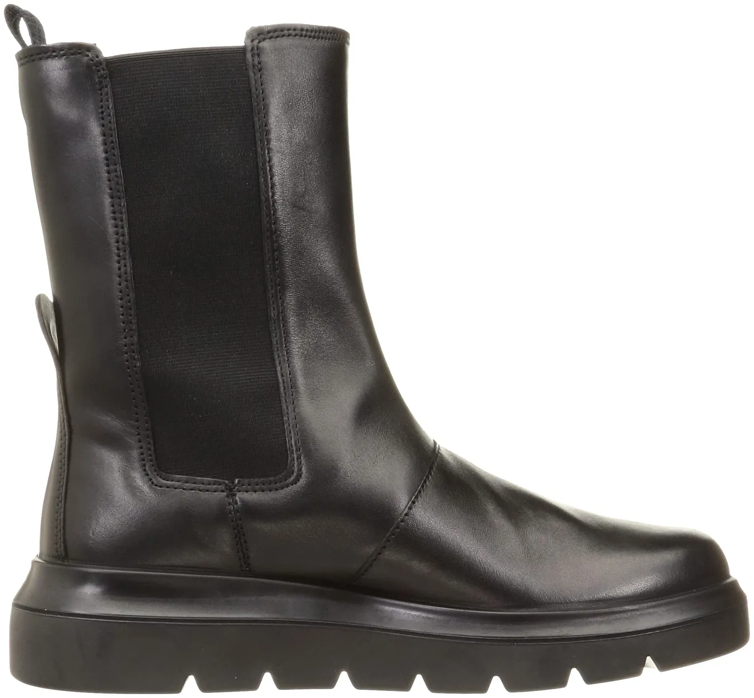 Ecco Nouvelle stivali Chelsea donna nero 35 EU suola alta