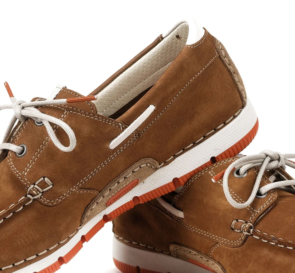 Fluchos Andrey F1448 scarpe barca uomo marrone