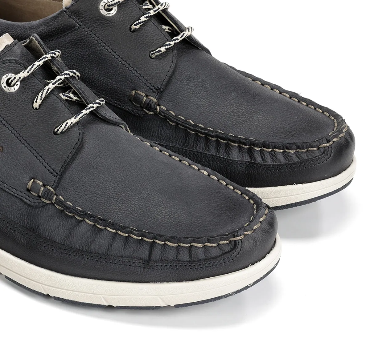 Fluchos Kai F2149 scarpe blu uomo pianta larga